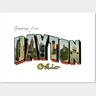 Greetings from Dayton Ohio Posters and Art